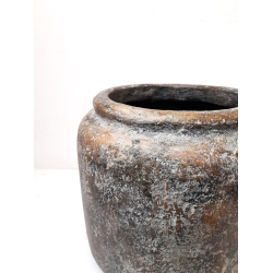 Wazon ceramiczny Osłonka donicy Rustykalny beton